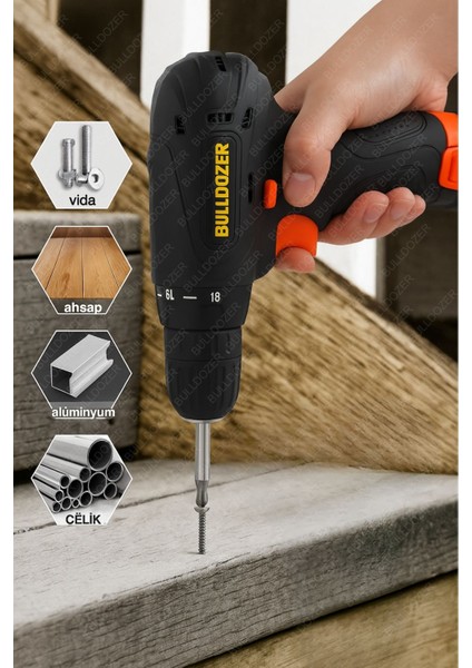 12V 1.5AH Lityum Pil Elektrikli Matkap fırsatları