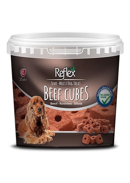 Semi Moist Biftekli Küp Köpek Ödül Maması 500 gr