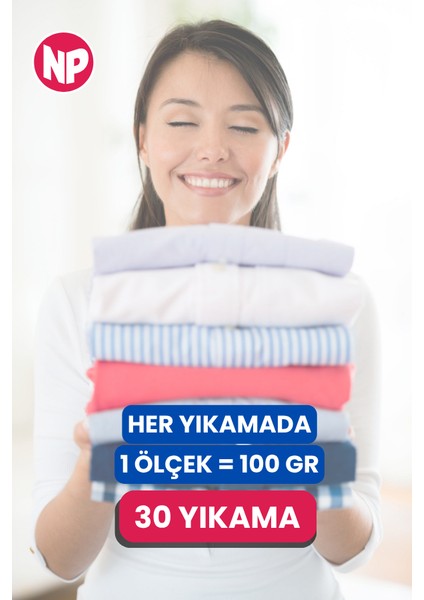 Çamaşır Makinesi Toz Deterjanı 3 kg