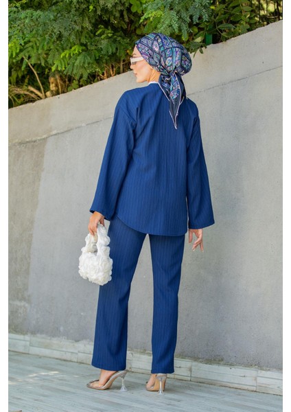 Mira Bürümcük Kumaş Tunik Pantolon Takım-Laci fırsatları