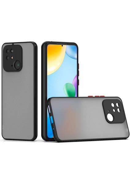 Xiaomi Poco C40 Kılıf Mat Parmak Izi Yapmaz Kamera Korumalı Renkli Tuşlu Sert Silikon Kapak fiyatları