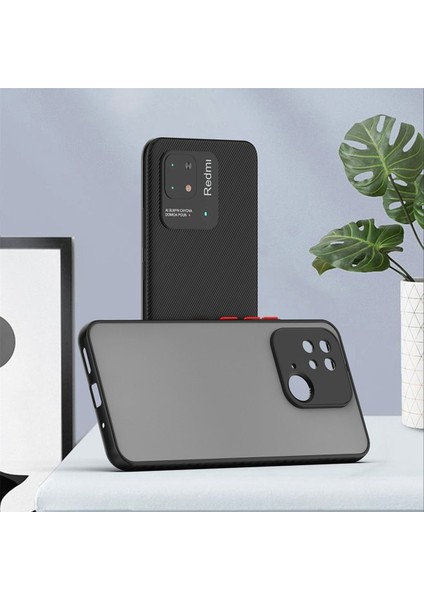 Xiaomi Poco C40 Kılıf Mat Parmak Izi Yapmaz Kamera Korumalı Renkli Tuşlu Sert Silikon Kapak modelleri