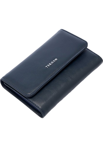 Lacivert Hakiki Deri Kadın Cüzdan - S1CB00005730-O15