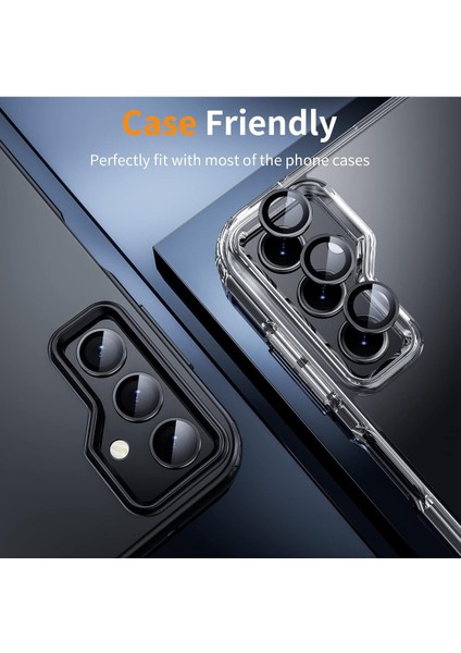 Samsung Galaxy A15 Kamera Koruma Renkli Lens Koruyucu Temperli Cam Koruma
