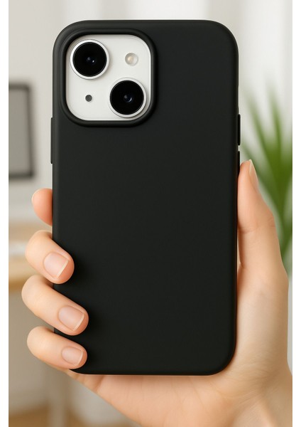 iPhone 15 Kılıf İçi Kadife Lansman Renkli Yumuşak Silikon Kapak