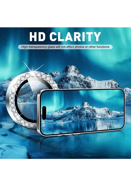 Apple iPhone 13 Taşlı Parlak Kamera Lens Koruyucu Cam ve Çerçeve Kamera Koruma Lensi modelleri