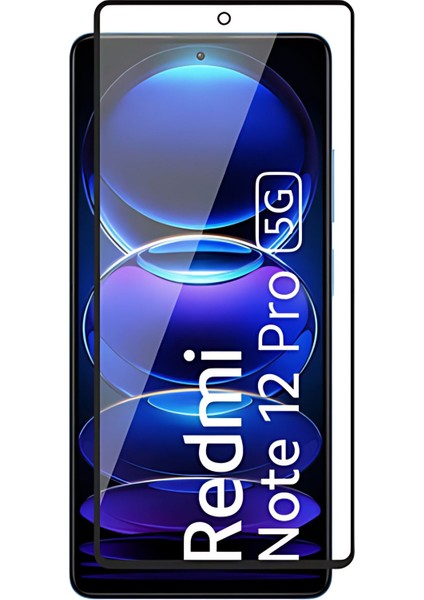 Xiaomi Redmi Note 12 Pro Plus Uyumlu Tam Kaplayan Tamperli Cam Ekran Koruyucu