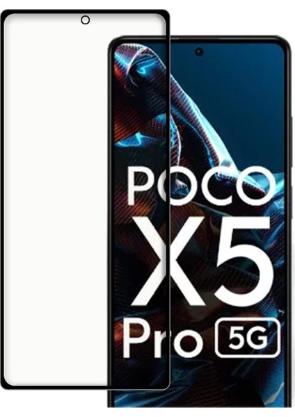 Xiaomi Poco X5 Pro 5g Uyumlu Tam Kaplayan Tamperli Cam Ekran Koruyucu