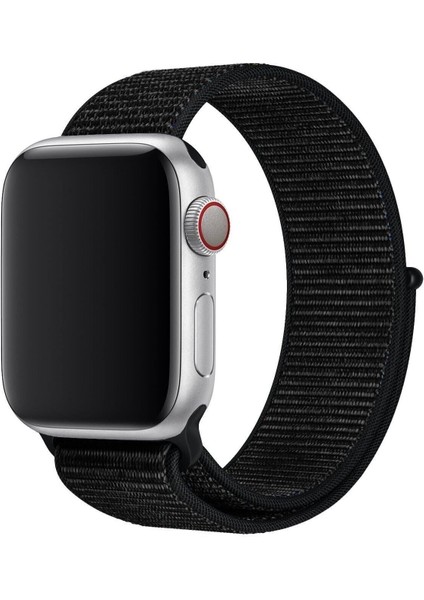 Apple Watch 2 3 4 5 6 Se Nike 38MM 40MM Uyumlu Kordon Kayış Bileklik Hasır Örgü Spor Loop Band