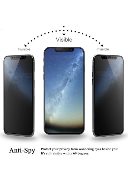 Samsung Galaxy A22 Hayalet Ekran Koruyucu Mat Seramik Parmak İzi Yapmaz Tam Ekran Koruma Esnek Kırılmaz Gizlilik Filtreli Privacy