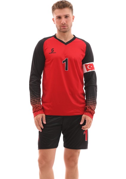 Kırmızı Sünger Destekli Kaleci Forma Takımı R0124 indirimleri