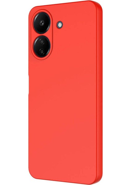 Xiaomi Redmi 13C Uyumlu Kılıf Kamera Çıkıntılı Içi Kadife Lansman Yumuşak Dokulu Silikon Kapak