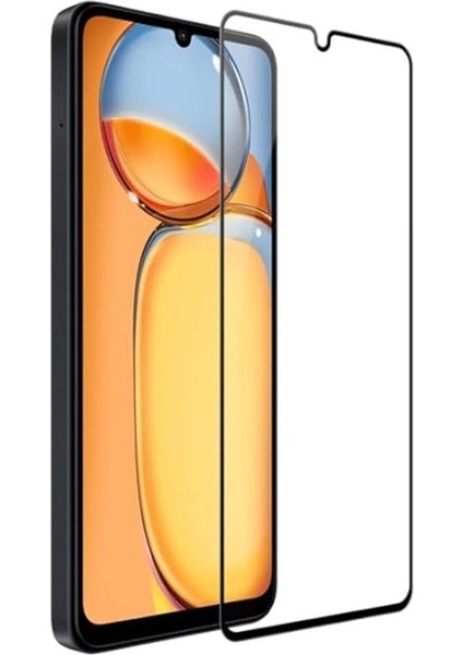 Xiaomi Poco C65 Uyumlu Tam Kapatan Tamperli Cam Ekran Koruyucu Kırılmaz Cam