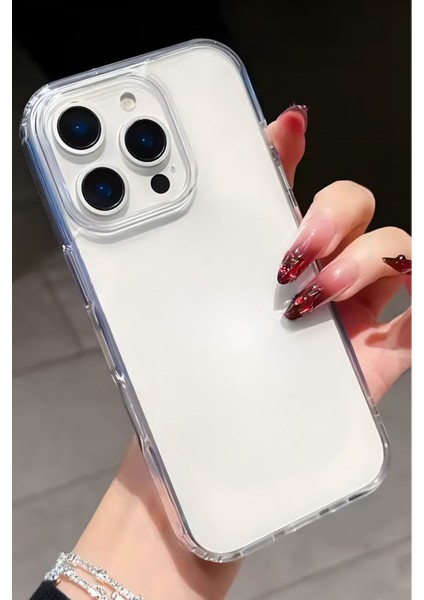 Apple iPhone 16 Pro Kılıf Renksiz Şeffaf Yumuşak Ince Esnek Silikon Kapak