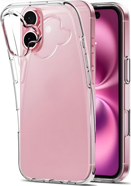 Apple iPhone 16 Plus Kılıf Renksiz Şeffaf Yumuşak Ince Esnek Silikon Kapak fiyatları
