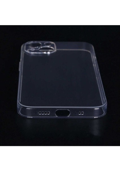 iPhone 13 Kılıf 3D kamera Korumalı Şeffaf Yumuşak Süper Silikon Kapak