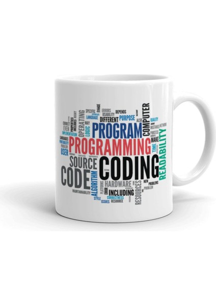Coder Coding Yazılımcı Seramik Ithal Porselen Seramik Kupa Bardak