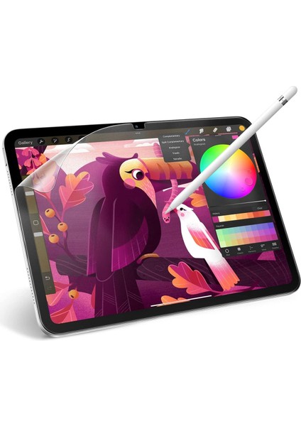Apple iPad 11 A16 10. Nesil 10.9 Ekran Koruyucu Kağıt Hisli Özel Çizim Paperlike Nano Ekran Koruma