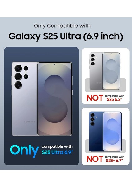 Samsung Galaxy S25 Ultra Kılıf Mat Parmak Izi Yapmaz Kamera Korumalı Renkli Tuşlu Sert Silikon Kapak