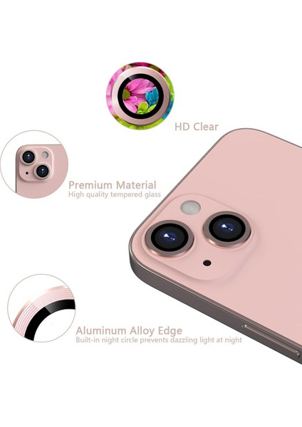 Apple iPhone 15 Kamera Koruma Renkli Lens Koruyucu Temperli Cam Koruma fırsatları