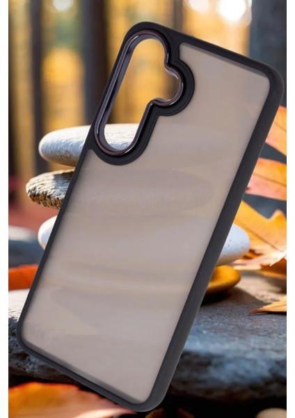 Samsung Galaxy S24 Kılıf Metal Çerçeve Hassas Butonlu Renkli Buzlu Şeffaf Transparan Kapak fiyatları