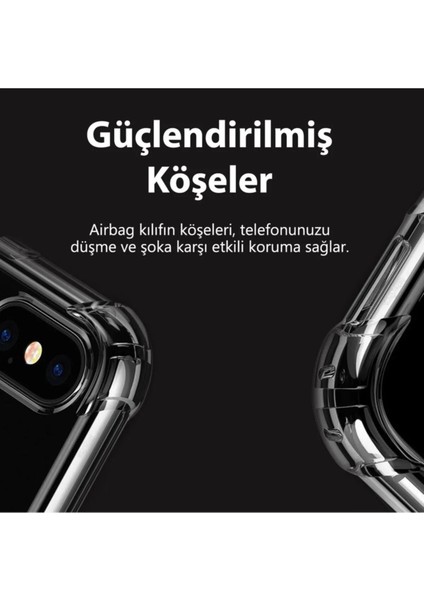 Apple iPhone 11 Kılıf AntiShock Köşe Korumalı Darbe Emici Crystal Berrak Şeffaf Sert Silikon
