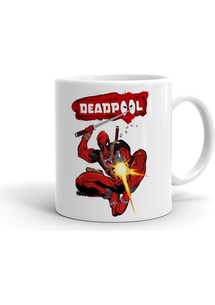 Deadpool Seramik Ithal Porselen Seramik Kupa Bardak