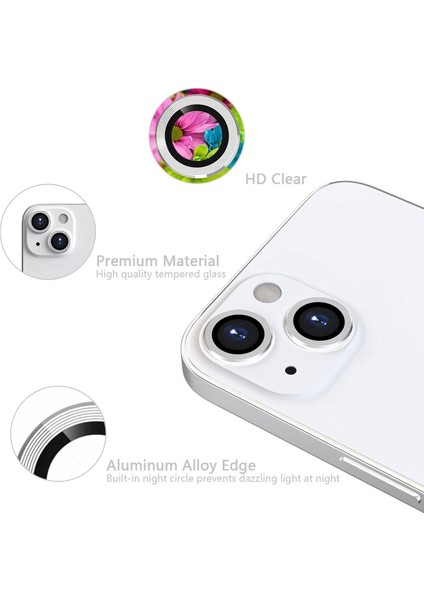 Apple iPhone 13 Kamera Lens Koruyucu Kırılmaz Cam Kaliteyi Bozmaz Temperli Berrak Koruma Cl-07 fiyatları