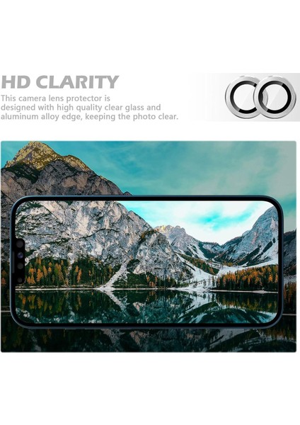 Apple iPhone 13 Kamera Lens Koruyucu Kırılmaz Cam Kaliteyi Bozmaz Temperli Berrak Koruma Cl-07 fırsatları