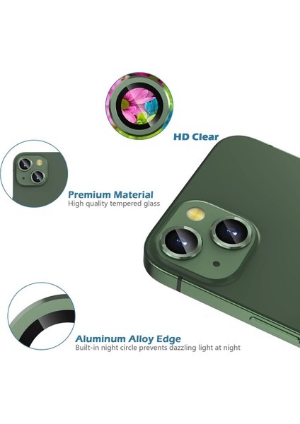 Apple iPhone 13 Kamera Lens Koruyucu Kırılmaz Cam Kaliteyi Bozmaz Temperli Berrak Koruma Cl-07 modelleri