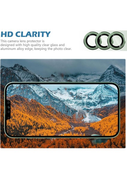 Apple iPhone 13 Kamera Lens Koruyucu Kırılmaz Cam Kaliteyi Bozmaz Temperli Berrak Koruma Cl-07 fırsatları