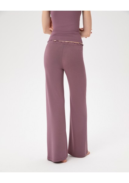 Lila Flare Pijama Pantolon