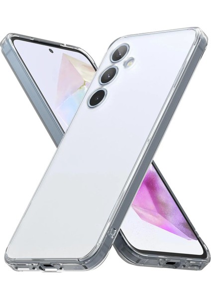 Samsung Galaxy S23 Fe Kılıf Şeffaf Kamera Korumalı Renksiz Esnek Silikon Kapak Kilif