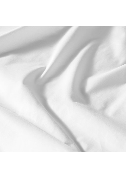 %100 Pamuk Percale Lastikli Çarşaf 100X200 cm Beyaz - Pure Serisi fiyatları