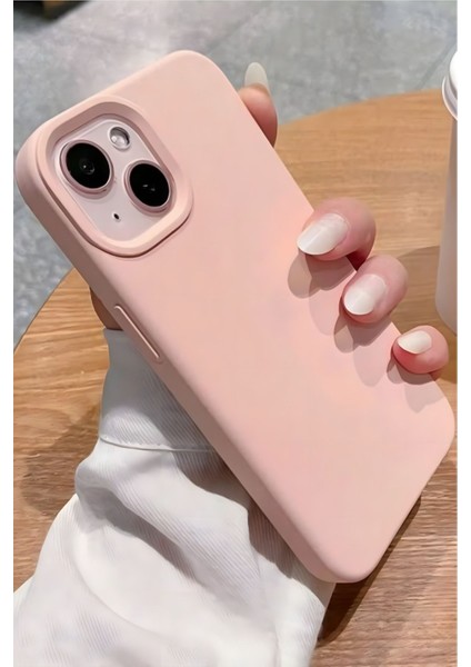 iPhone 13 - 14 - 15 Kılıf İçi Kadife Lansman Renkli Yumuşak Silikon Kapak