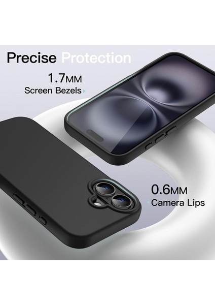Apple iPhone 16 Plus Kılıf Kadife Lansman Soft Yumuşak Liquid Silikon Kamera Korumalı Kapak fırsatları