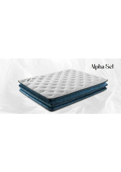 Alpha Ultra Ortopedik Antialerjik 34CM 120*200 Yatak-Baza-Başlık Seti fırsatları