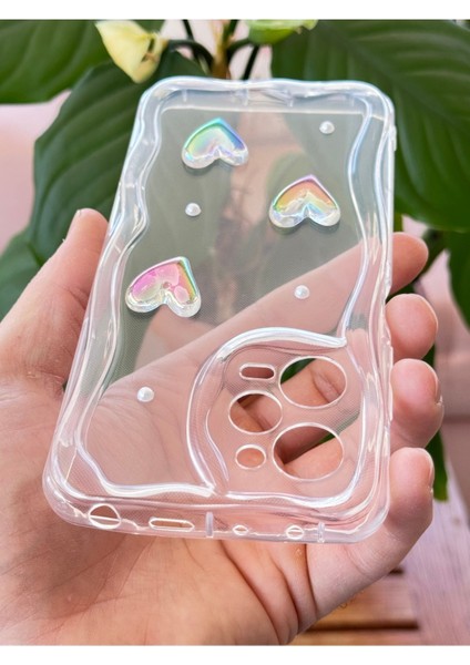 Xiaomi Redmi Note 12 Pro 5g Kılıf 3D Kalpli Inci Tasarımlı Desenli Kamera Korumalı Silikon Kapak fırsatları