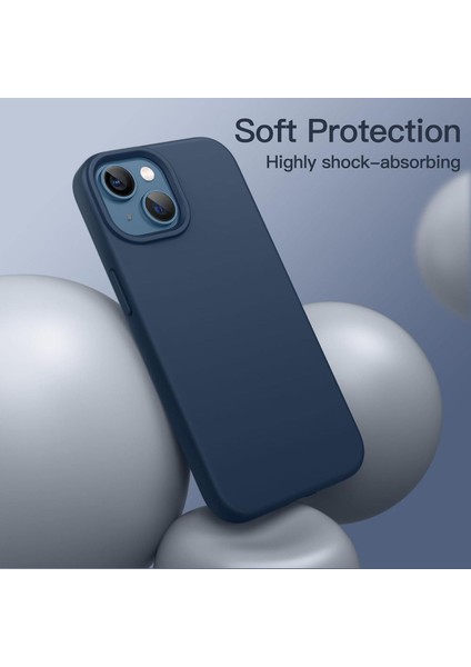 iPhone 13 - 14 - 15 Kılıf İçi Kadife Lansman Renkli Yumuşak Silikon Kapak