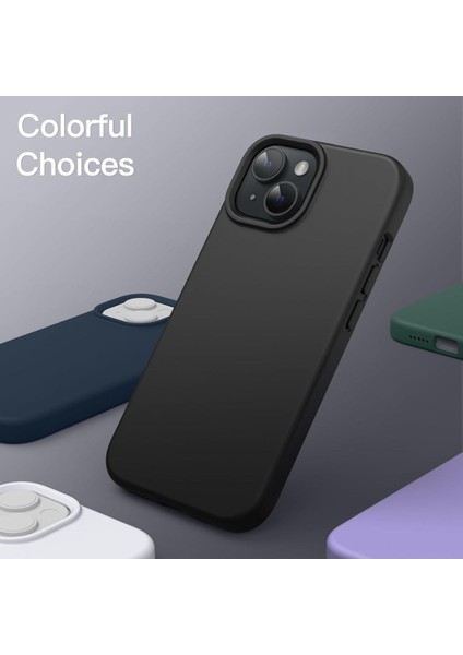 iPhone 13 - 14 Kılıf İçi Kadife Lansman Renkli Yumuşak Silikon Kapak