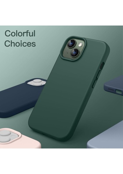 iPhone 13 - 14 Kılıf İçi Kadife Lansman Renkli Yumuşak Silikon Kapak indirimleri