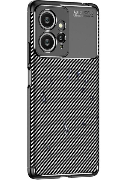 Xiaomi Redmi Note 12 Kılıf Rugged Armor Darbe Emici Uzun Ömürlü Dayanıklı Parmak İzi Yapmaz Karbon Tasarım Negro Silikon Kapak