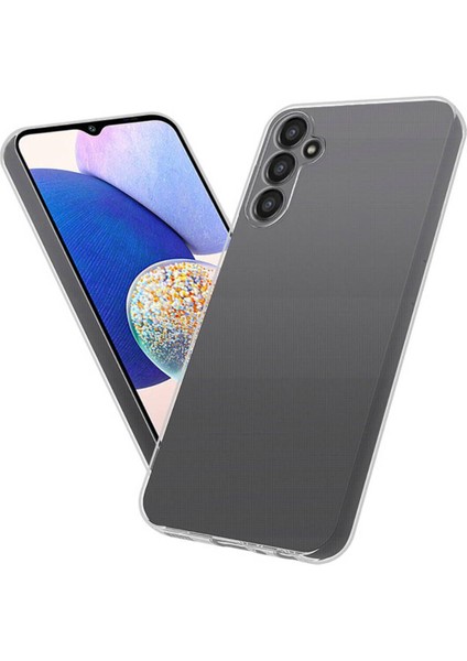 Samsung Galaxy A25 Kılıf Kamera Korumalı Renksiz Şeffaf Esnek Silikon Kapak