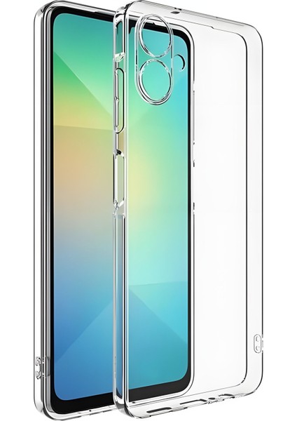 Samsung Galaxy A06 Kılıf Şeffaf Kamera Korumalı Renksiz Esnek Silikon Kapak Kilif