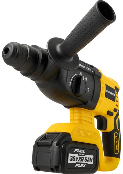 Pro 36V Kömürsüz Şarjlı Kırıcı Delici Matkap Çift Akülü – 26MM Sds-Plus Hilti fiyatları