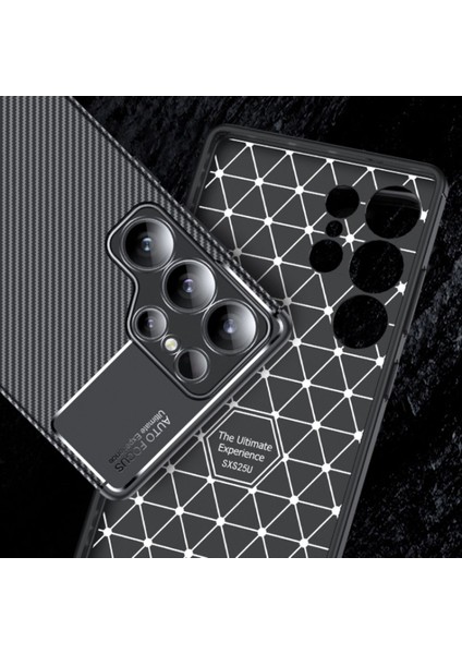 Samsung Galaxy S25 Ultra Kılıf Kamera Çıkıntılı Karbon Desenli Renk Atmaz Koruyucu Kapak fırsatları