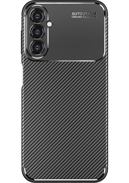 Samsung Galaxy A54 Kılıf Rugged Armor Darbe Emici Uzun Ömürlü Dayanıklı Parmak İzi Yapmaz Karbon Tasarım Negro Silikon Kapak