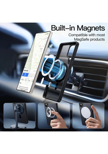 Samsung Galaxy S22 Ultra Kılıf Kamera Çıkıntılı Magsafe Şarj Destekli Yumuşak Kenarlı Mat Kapak modelleri