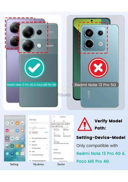 Poco M6 Pro 4g Kılıf Kamera Korumalı Dalga Kenarlı Kırmızı Kalp Desenli Silikon Kapak