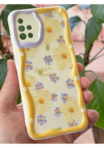 Samsung Galaxy A31 Kılıf Tasarımlı Desenli Kamera Korumalı Papatya Çiçek Renkli Silikon Kapak fırsatları